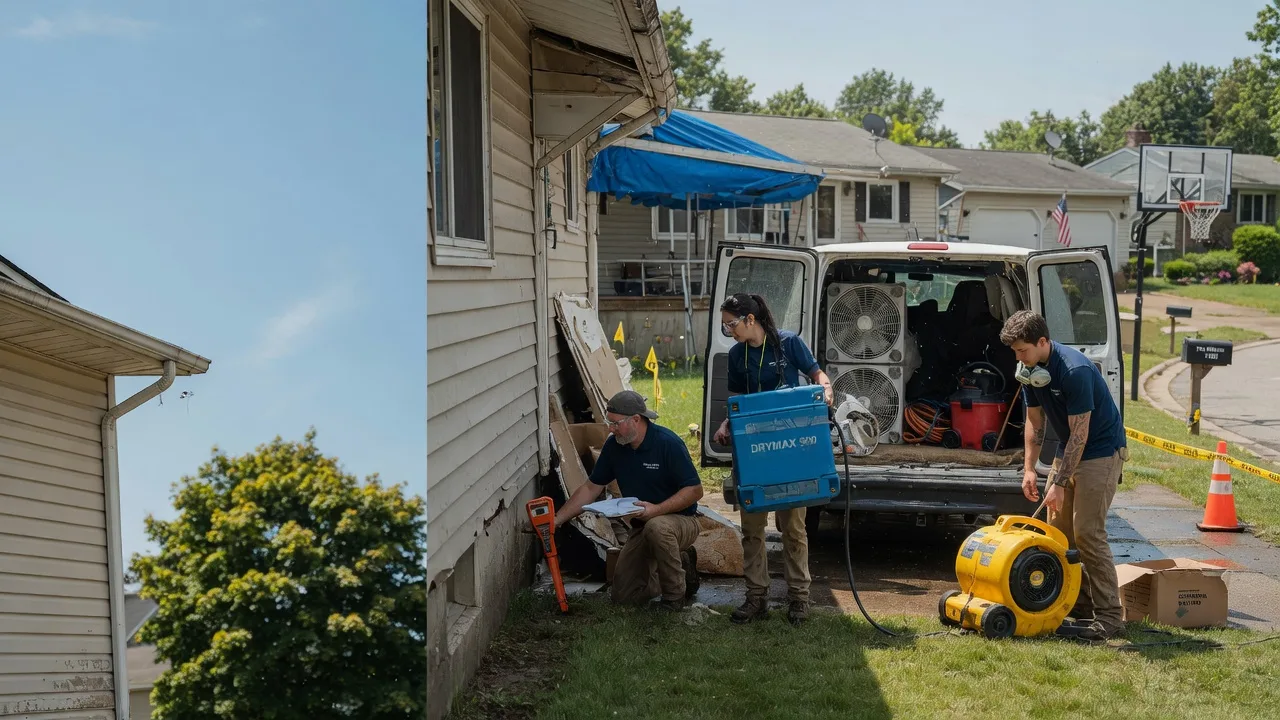 Ceiling Leak Cleanup in Keshena, WI near me